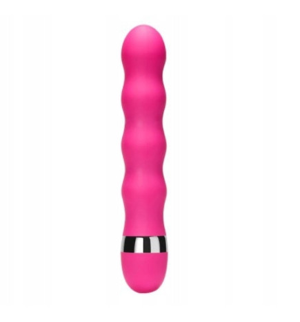 Wibrator falowany do masażu - różowy   kolor: Różowy