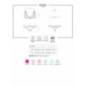 Prowokacyjny komplet otwartej bielizny 870-SEC-3 czerwony S/M Prowokacyjny komplet otwartej bielizny 870-SEC-3 czerwony S/M