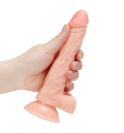 Dildo duże z przyssawką sztuczny penis 20 cm Jaydon