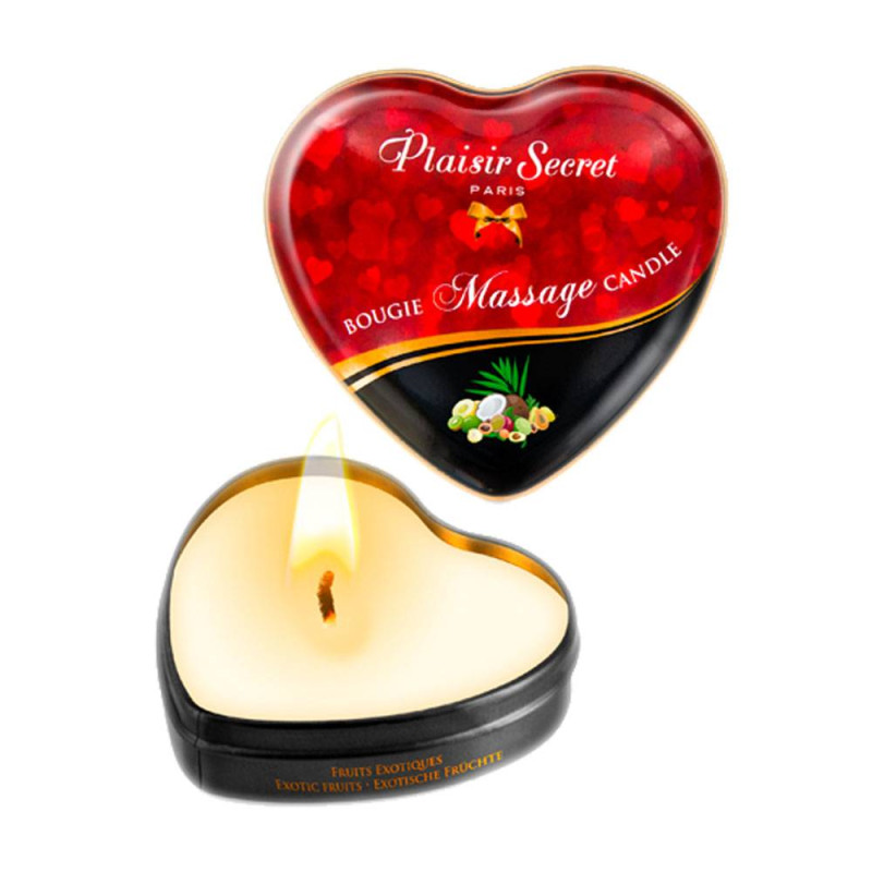 Świeca do masażu o zapachu owoców egzotycznych Plaisir Secret