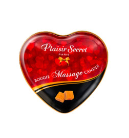 Świeca do masażu o zapachu karmelu Plaisir Secret
