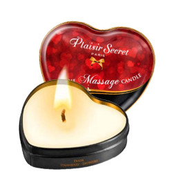 Świeca do masażu o zapachu brzoskwini Plaisir Secret