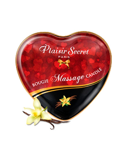 Świeca do masażu o zapachu wanilii Plaisir Secret