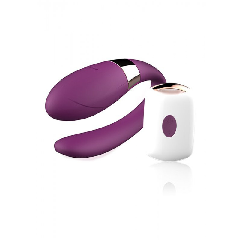 Wibrator dla par V-Vibe sterowany pilotem fioletowy Wibrator dla par V-Vibe sterowany pilotem fioletowy